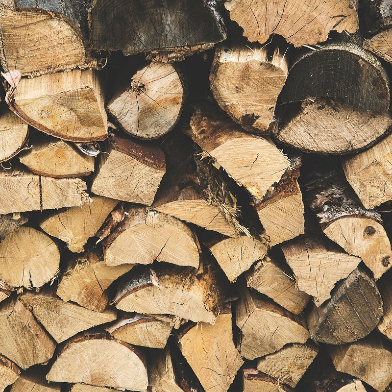 gestapeltes Kaminholz